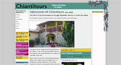Desktop Screenshot of chiantitours.se