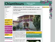 Tablet Screenshot of chiantitours.se